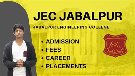 Jabalpur Engineering College| Admission | Courses | Placements - YouTube