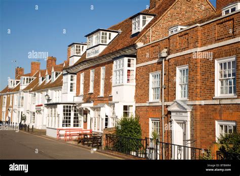 Historic quayside buildings Burnham on Crouch, Essex, England Stock ...