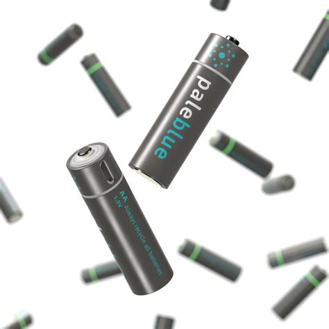 Pale Blue | USB Rechargeable Lithium Smart Batteries