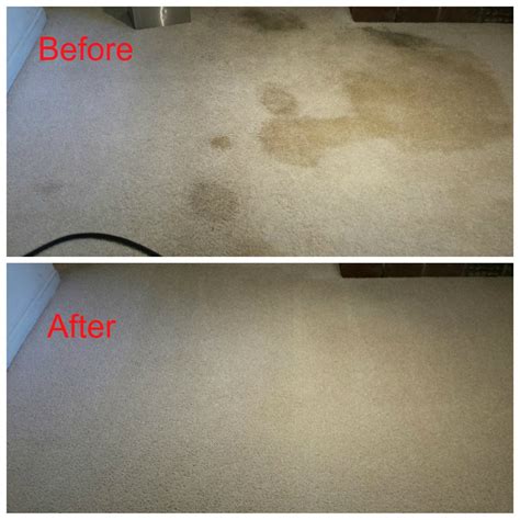 Photos of Dirty Carpet Before and After a Heaven’s Best Carpet Cleaning in Birmingham, AL