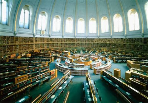 The British Library Reading Room inside the British Museum, before the ...