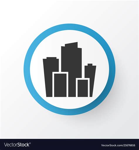 City icon symbol premium quality isolated Vector Image