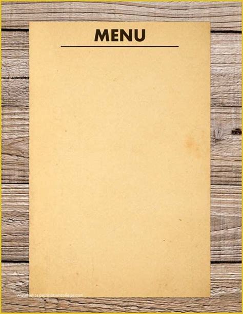 Free Printable Restaurant Menu Templates Of 37 Blank Menu Templates Pdf ...