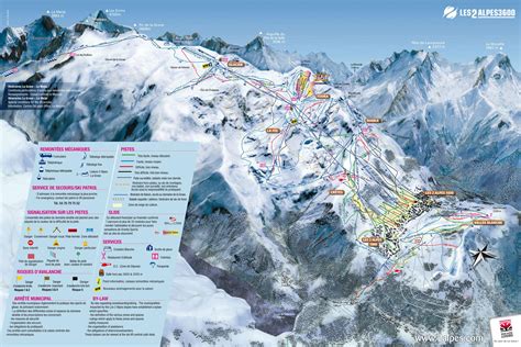 Les Deux Alpes Piste Map | J2Ski