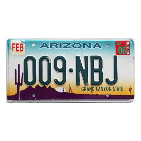 2006 Arizona #009-NBJ | License Plate Superstore