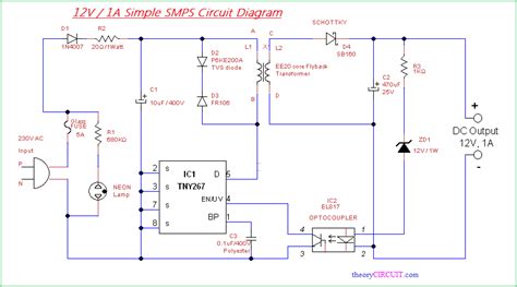 Constant Current Smps Circuit Diagram