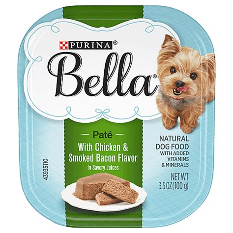 Purina Bella Wet Dog Food With Chicken & Smoked Bacon in Savory Juices ...