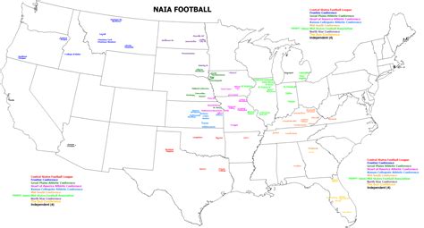 File:Map of National Association of Intercollegiate Athletics schools ...