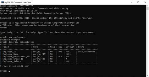 MySQL Create Table statement with examples