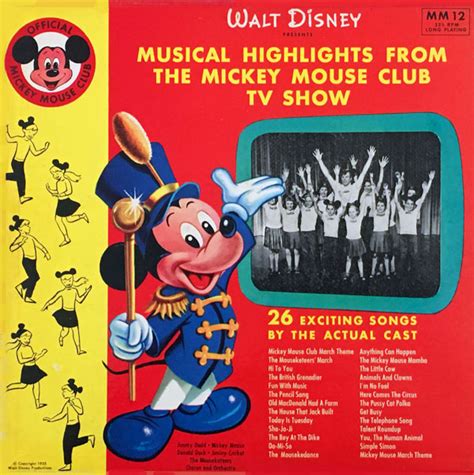 The First Mickey Mouse Club Record Albums