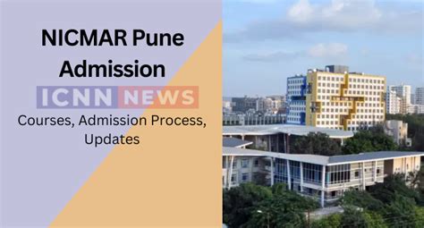 NICMAR Pune Admission 2024: Last Date, Courses & Entrance Exam ...