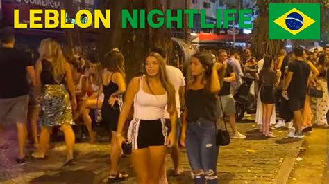 Leblon Rio De Dejaneiro Nightlife video January 2021 - YouTube