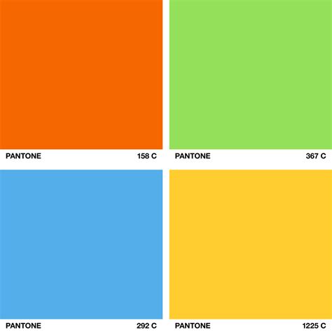 (P)MS Colors New symbol for Microsoft, in Pantone... – Chief Creative Mechanic | Pantone, Color ...