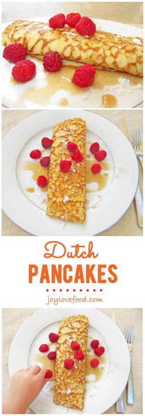 Dutch Pancakes - Joy Love Food