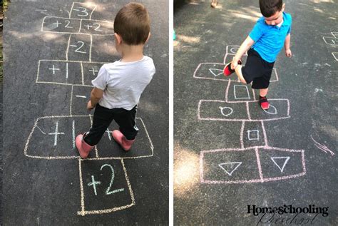 Hopscotch Games for Preschoolers - Homeschooling Preschool