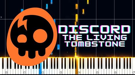 Discord | The Living Tombstone PIANO TUTORIAL (Sheet in the description ...