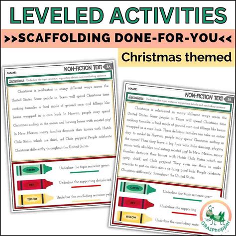 Christmas Paragraph Writing Prompts and Activities - GRASPhopper Learning