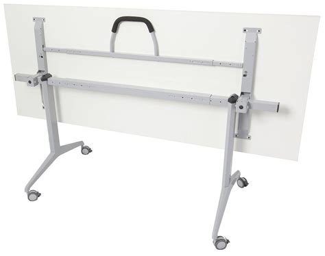 Flip Folding Table on Wheels | Flip top table, Mobile table, Folding table