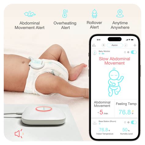 Sense-U Smart Baby Monitor: Abdominal Movement, Rollover, Temp, Video