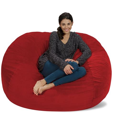 Chill Sack 5 ft Bean Bag Lounger, Multiple Colors - Walmart.com - Walmart.com