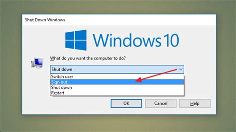 How to Log Out in Windows 8 and 10