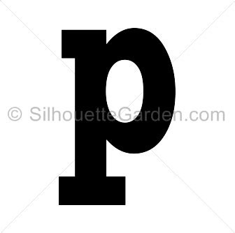 Lowercase Letter P Silhouette - Free Clip Art, Printable, and Vector ...