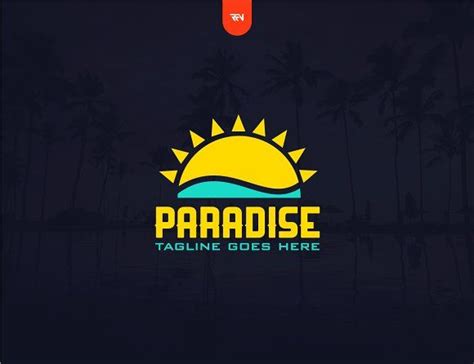 Paradise Logo by RFN.co #logodesign #logos #logotype #logoinspiration #branding #branddesign ...