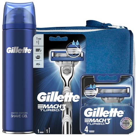 Gillette Mach3 Turbo New Shaving Kit for Men | Gillette UK