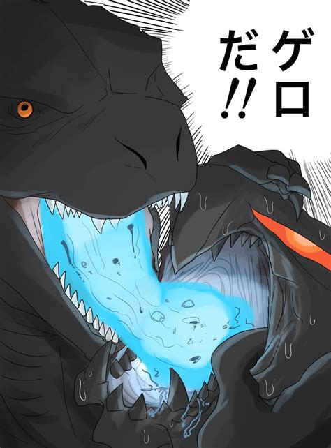 Godzilla giving a Muto a kiss (Art by:@Tulta_Icon) : r/GODZILLA