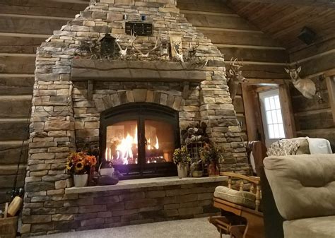 Double Sided Wood Burning Fireplace Insert With Blower – Mriya.net