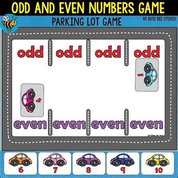 Odd and Even Numbers Game by Busy Bee Studio | Teachers Pay Teachers