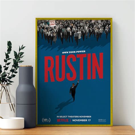 Rustin Movie Poster High Quality Canvas Art Print Room Decoration Gift Art Poster - Etsy