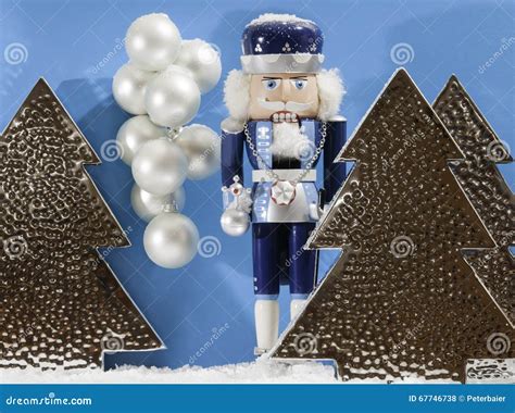 Blue nutcracker stock photo. Image of nutcracker, handmade - 67746738