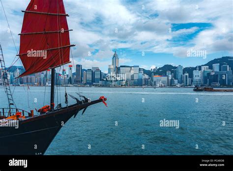 hong kong harbour view Stock Photo - Alamy