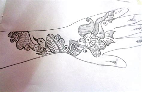 Mehndi Design Drawing at GetDrawings | Free download