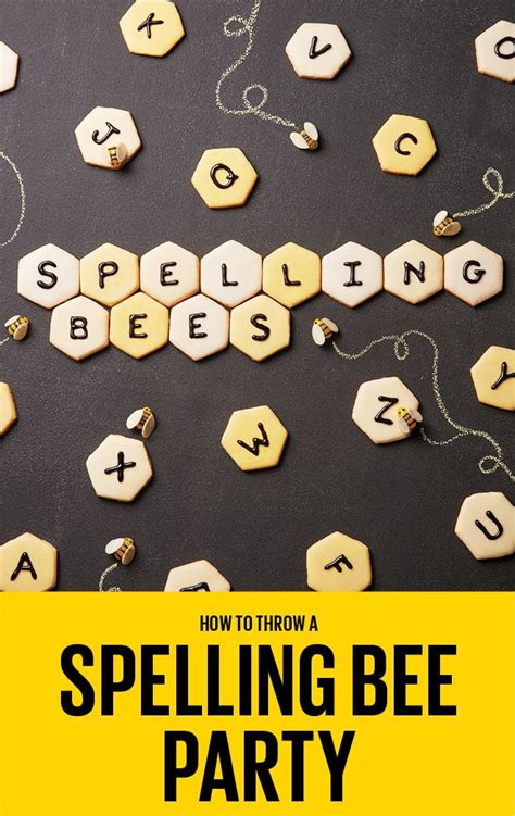 How to throw a spelling bee party | Bee party, Spelling bee, Bee