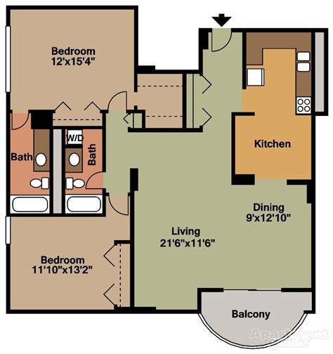 The Bartlett Pentagon City Floor Plans - floorplans.click