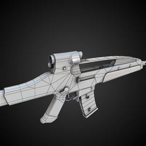 XM8 Assault rifle 3D Model Game ready .max .obj .fbx .lwo .lw .lws .ma .mb - CGTrader.com