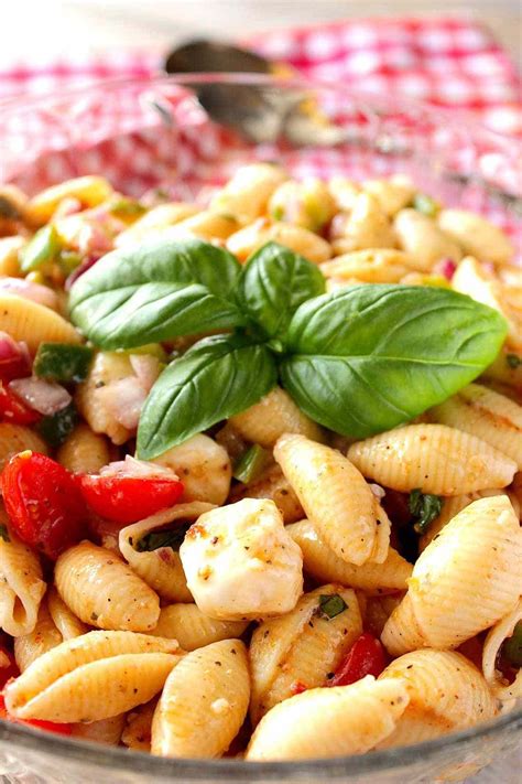 Italian Shell Pasta Salad comes together quickly with the help of store ...