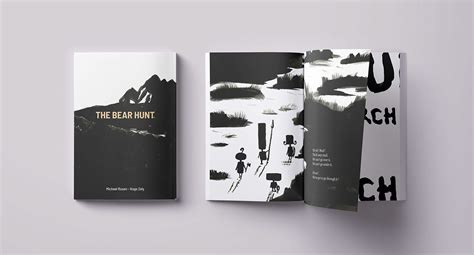 The Bear Hunt : Illustration book on Behance