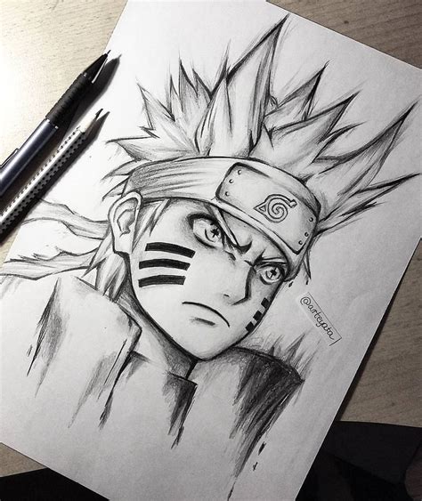 reposting my naruto drawing from june i think ;; it somehow disappeared ...