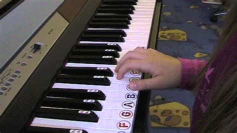 Piano Stickers - kids keyboard accessories - YouTube