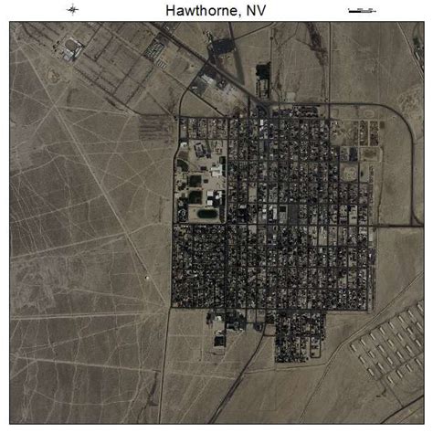 Aerial Photography Map of Hawthorne, NV Nevada