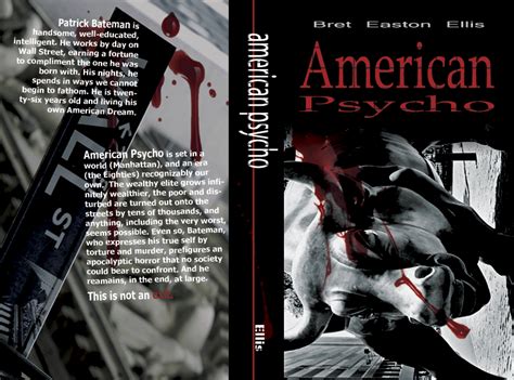 American Psycho book cover by steemedrice on DeviantArt