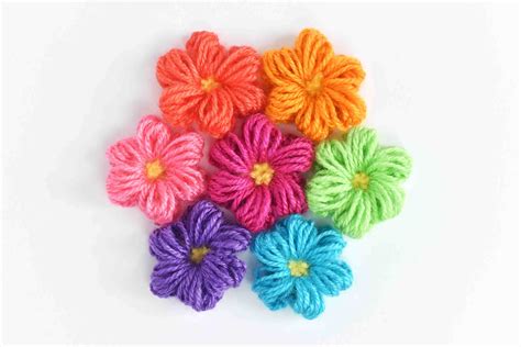 How to Crochet Puff Stitch Flowers