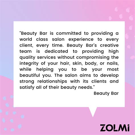 Beauty Salon Mission Statement Templates