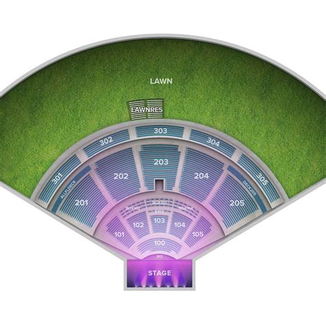 Talking Stick Amphitheater Seating Chart With Seat Numbers