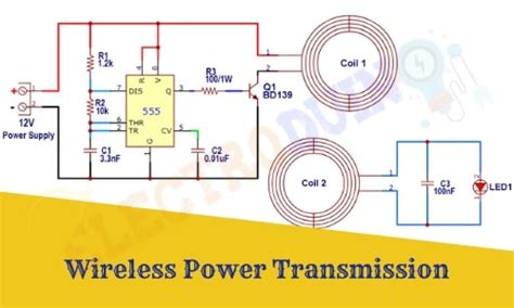 Wireless Power Transmission Project using 555 Timer IC » ElectroDuino