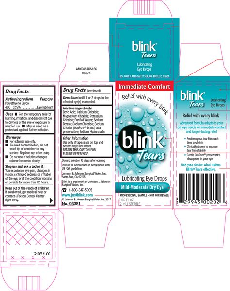 BLINK TEARS- polyethylene glycol 400 solution/ drops