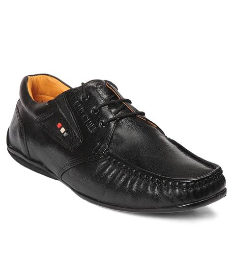 Red Chief Black Colour Formal Shoes Price in India- Buy Red Chief Black ...